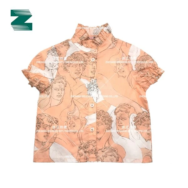 Baju Untuk Kanak-Kanak Dalam Kain Tenun Cetakan Digital