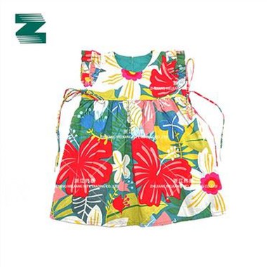 Blouse Bercetak Tanpa Lengan Kapas Untuk Perempuan