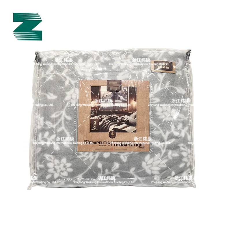 Set Helaian Bulu Bercetak Terapeutik (Saiz Queen) WK-ZXHQPF001